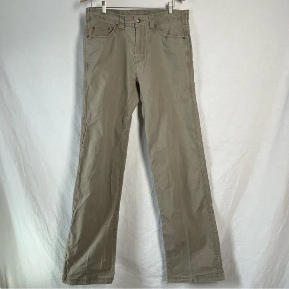 Prana men’s Bridger jeans maybe beige y grey ish tags removed see measurements